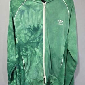 Adidas x Pharrell Williams Trucksuit Jacket Green x White Large